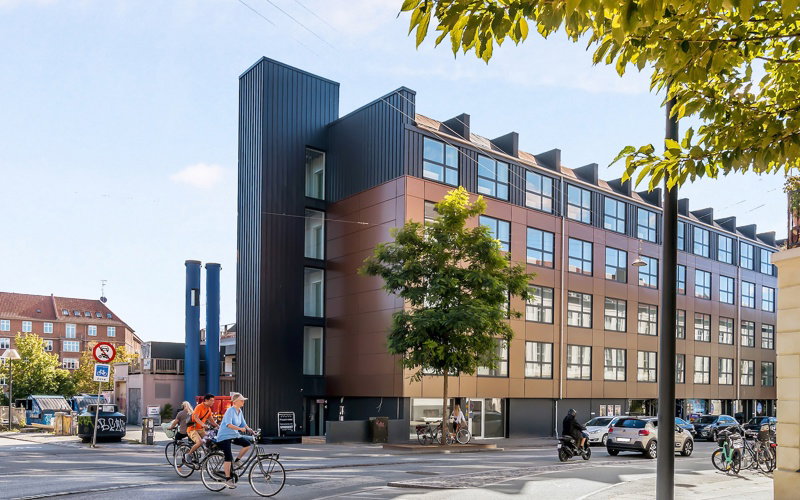 apartment Lys 1-værelses i Valby med stor tagterrasse