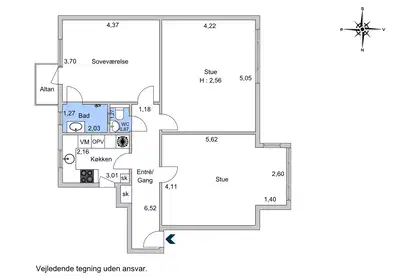 Visual presentation of the listing