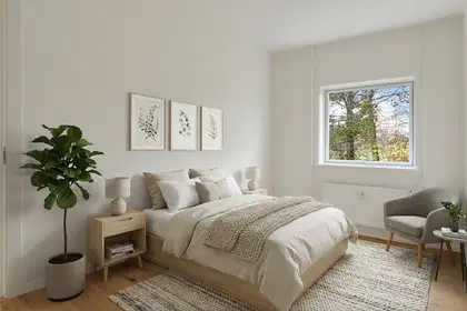Visual presentation of the listing