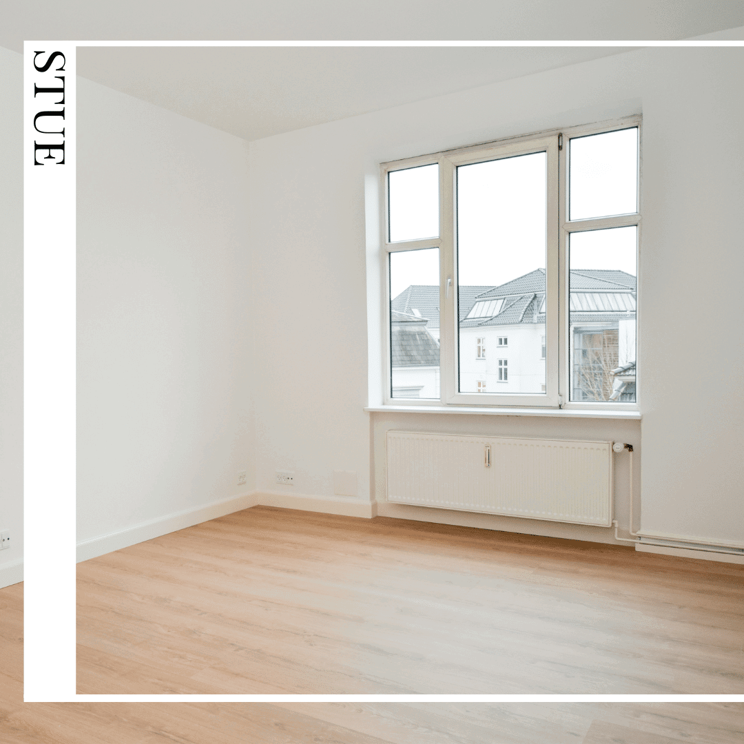 apartment Stor lys lejlighed med højt til loft