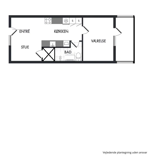 Visual presentation of the listing