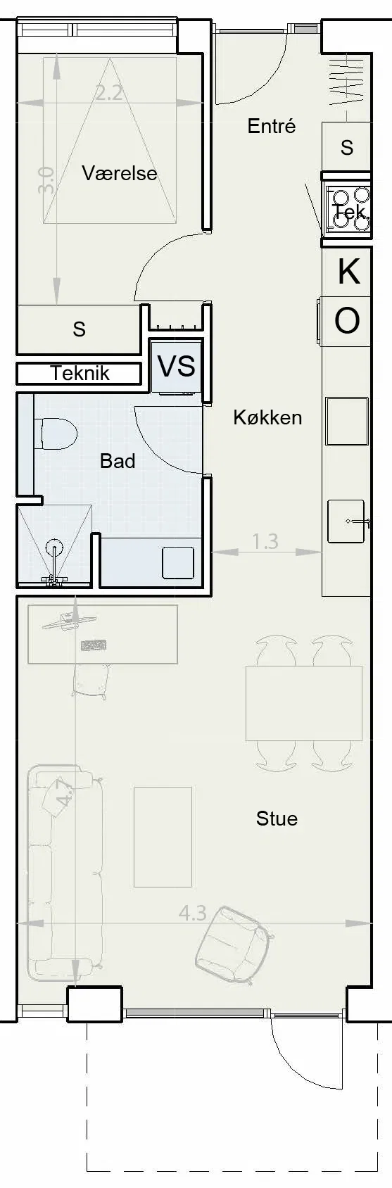 Visual presentation of the listing