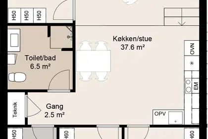 Visual presentation of the listing