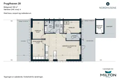 Visual presentation of the listing