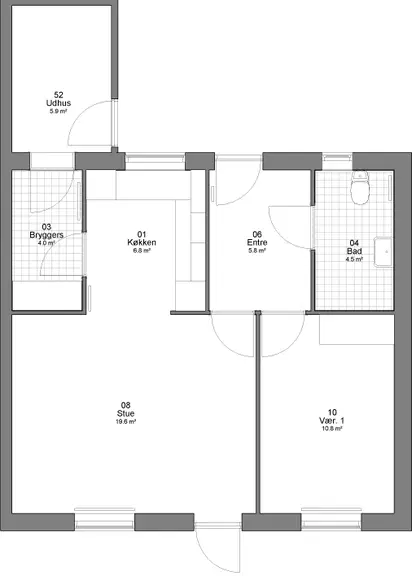 townhouse Rækkehuse og lejligheder i Give-området
