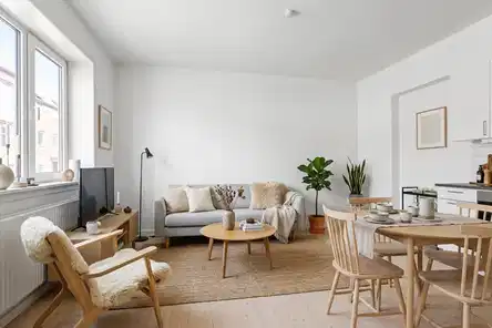 apartment Lys 3-værelses på 62 m2 med åbent køkken-alrum og fuldfliset badeværelse