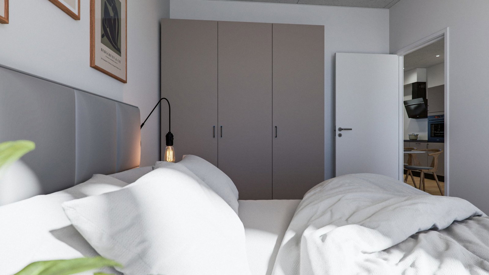 townhouse 3-værelses lejlighed i nyt kvarter i Holstebro