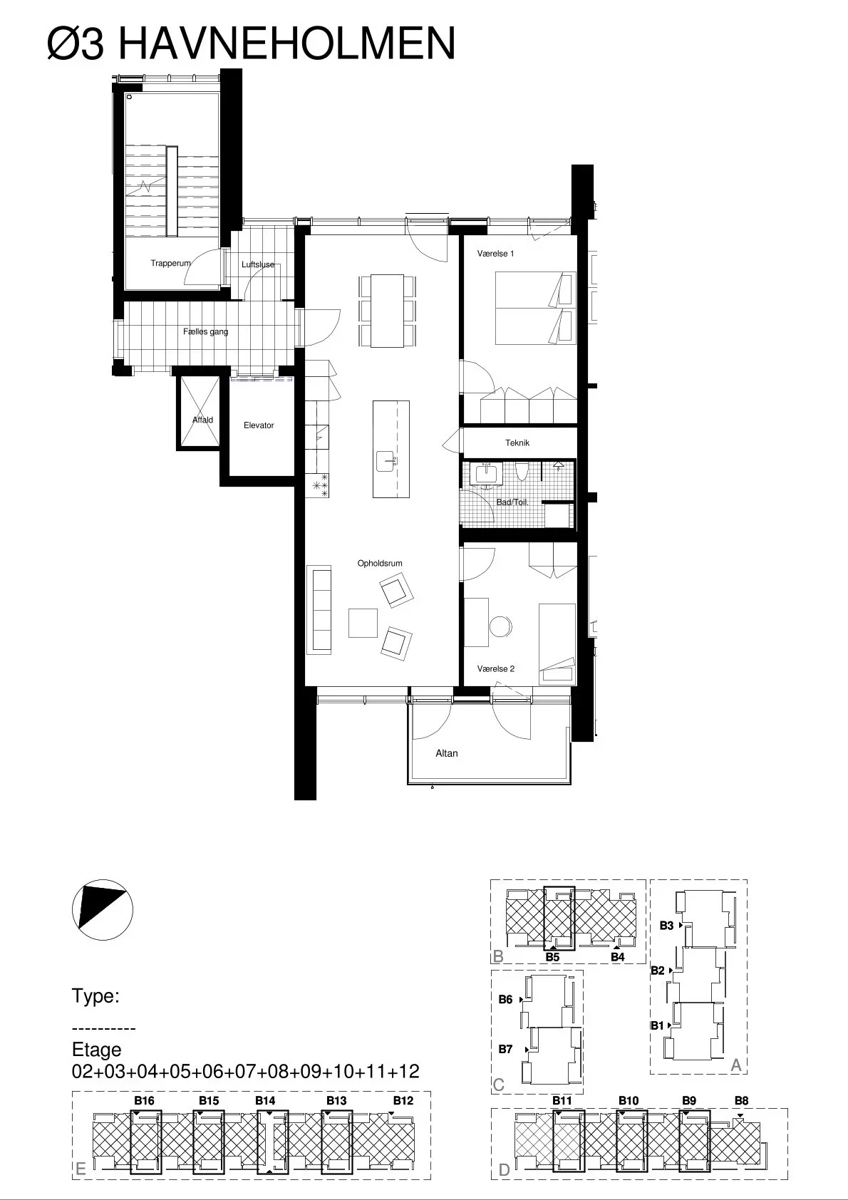Visual presentation of the listing