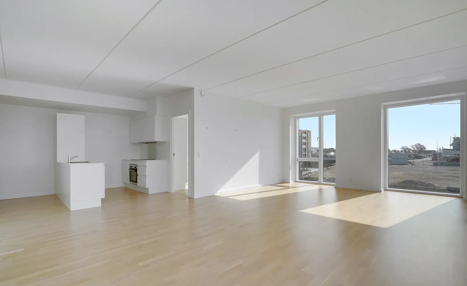 apartment Lyse 3-værelses lejebolig på havnen i Horsens