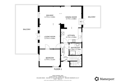 Visual presentation of the listing