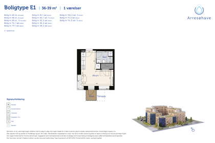 Visual presentation of the listing