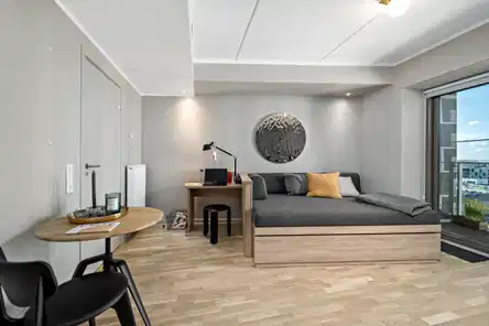 apartment Møbleret lejlighed med sydvendt altan og eksklusive faciliteter