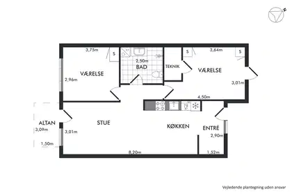 Visual presentation of the listing
