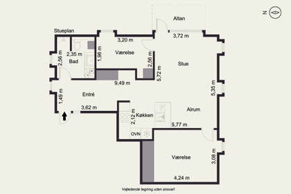 Visual presentation of the listing