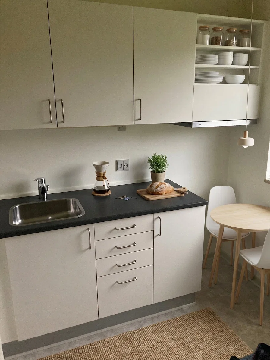 apartment Lys 2-værelses i stueplan med terrasse og parkering – 43 m2