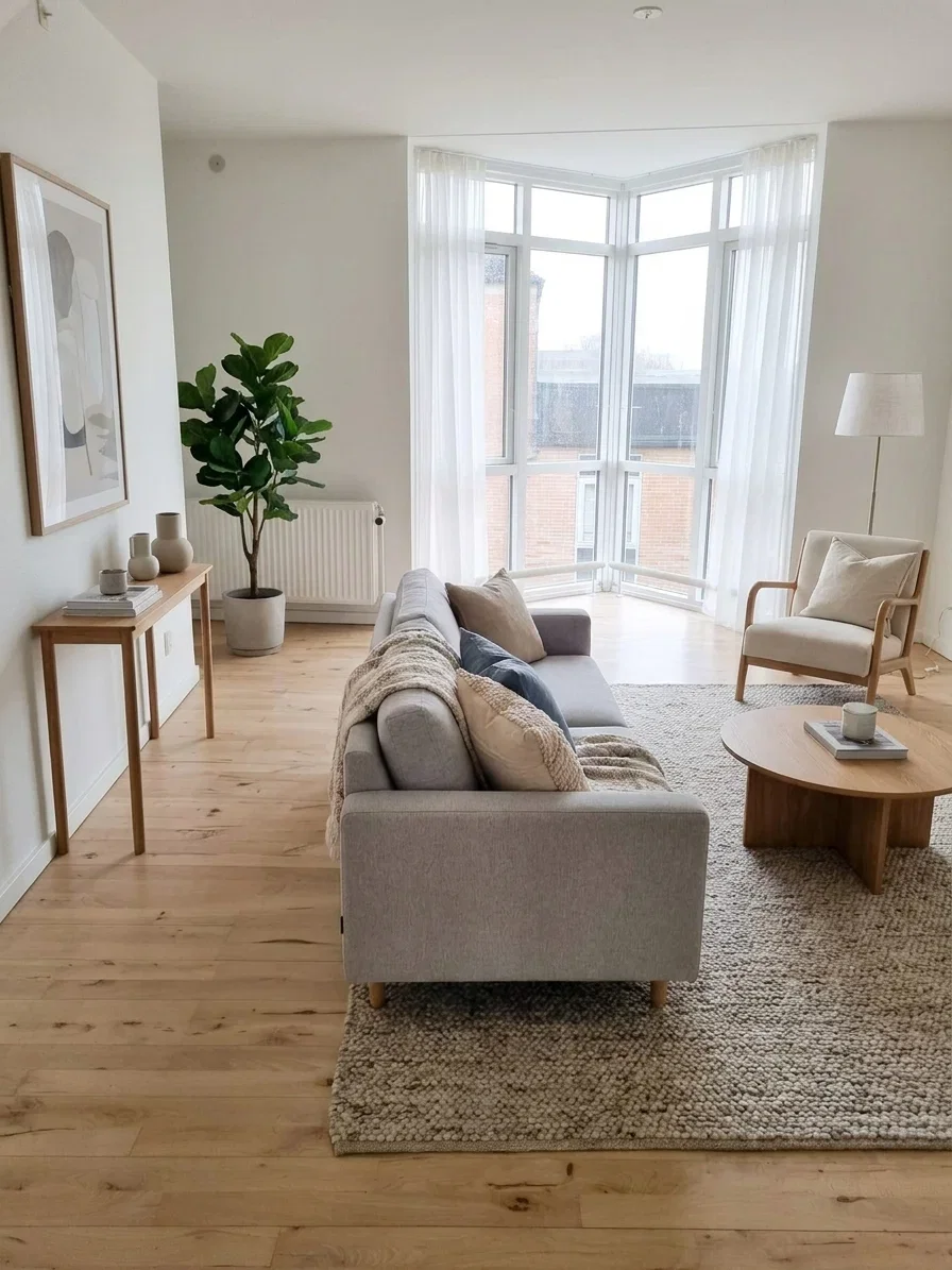 apartment Lys 2-vær. Lige ved UNI, med egen vaskemaskine
