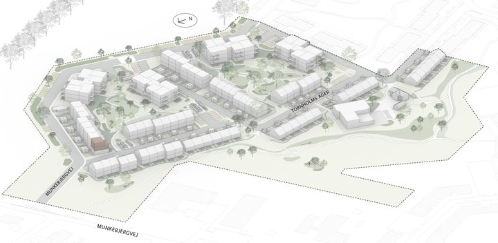 Generationshus i moderne bofællesskab - Munkebjergvej, Kastrup - 0