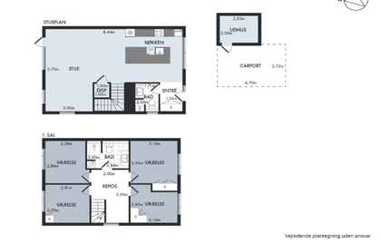 Visual presentation of the listing