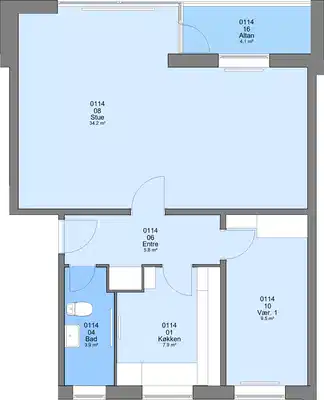 apartment Prisvenlig lejlighed