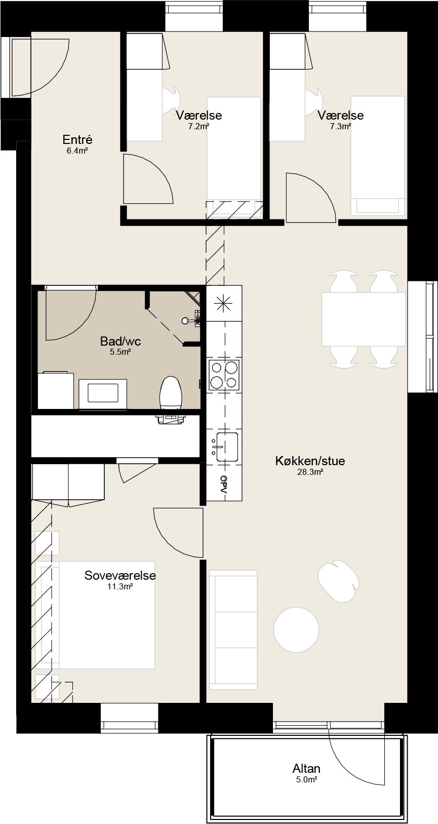 Visual presentation of the listing