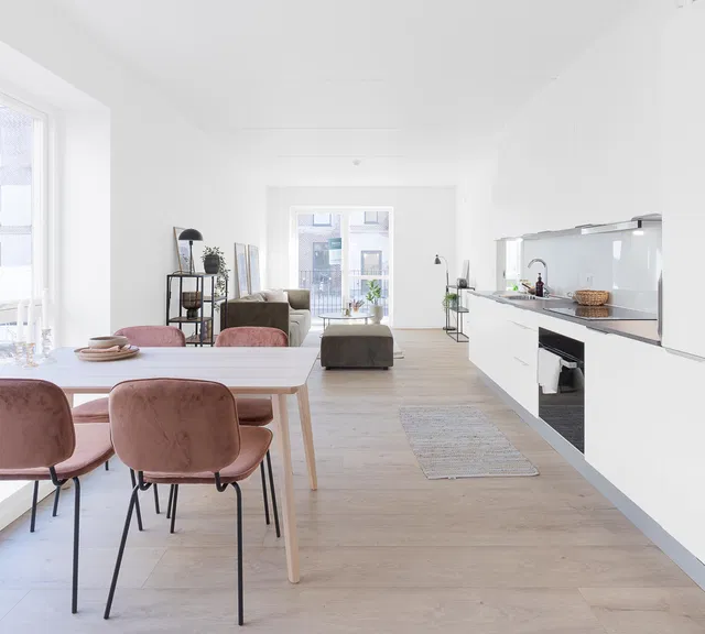 apartment Bo med udsigt til både by og natur