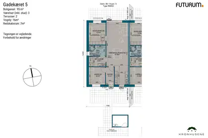 Visual presentation of the listing