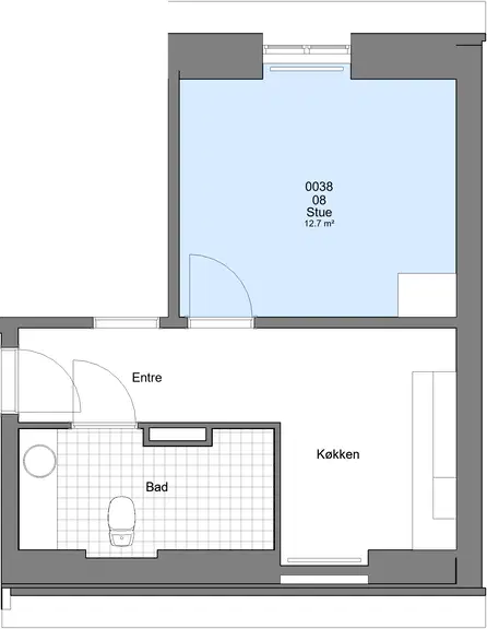 apartment Prisvenlig ungdomsbolig