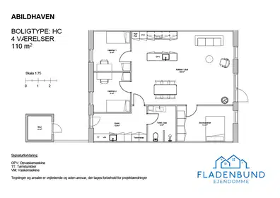 Visual presentation of the listing