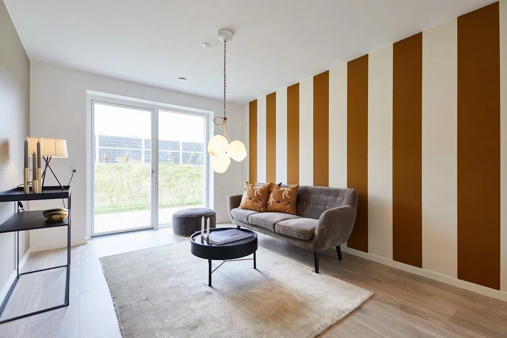 townhouse Modern semi-detached house with garden and terraces in Give
