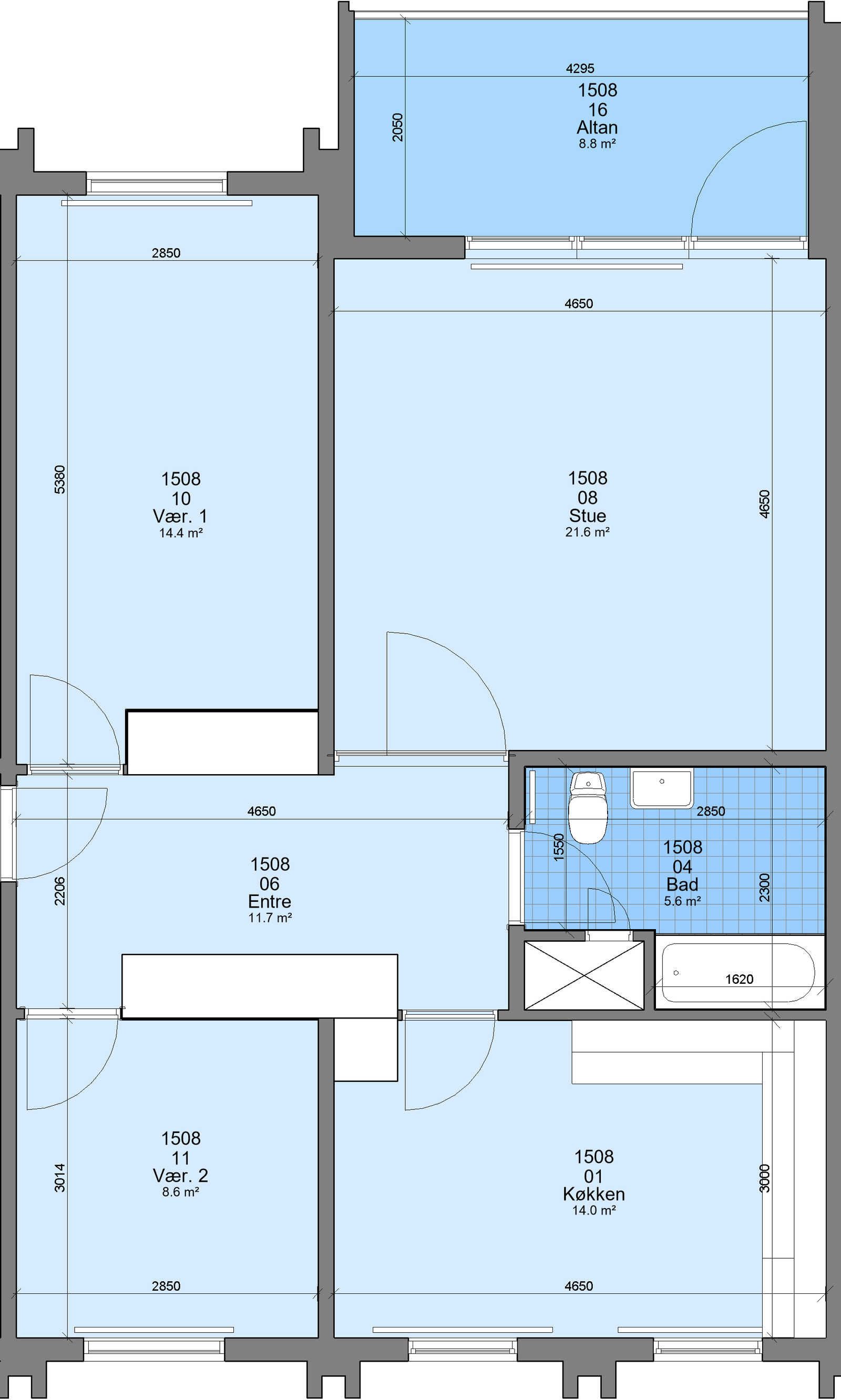 Visual presentation of the listing