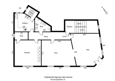 Visual presentation of the listing
