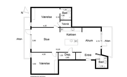 Visual presentation of the listing