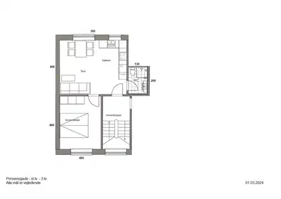 Visual presentation of the listing