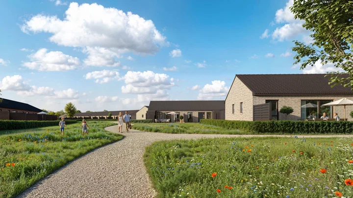 3-værelses rækkehus i ét plan for 55+ - Søndermarksvej, Haslev - 1