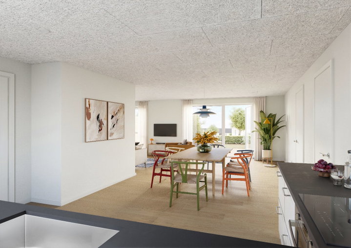 3-værelses rækkehus i ét plan med terrasse - Søndermarksvej, Haslev - 0