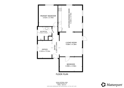 Visual presentation of the listing