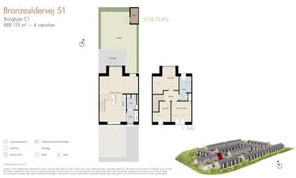 Visual presentation of the listing