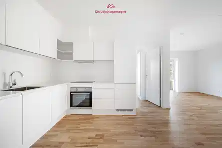 apartment Lyse 3-værelses med altan og depotrum