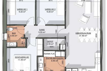 Visual presentation of the listing