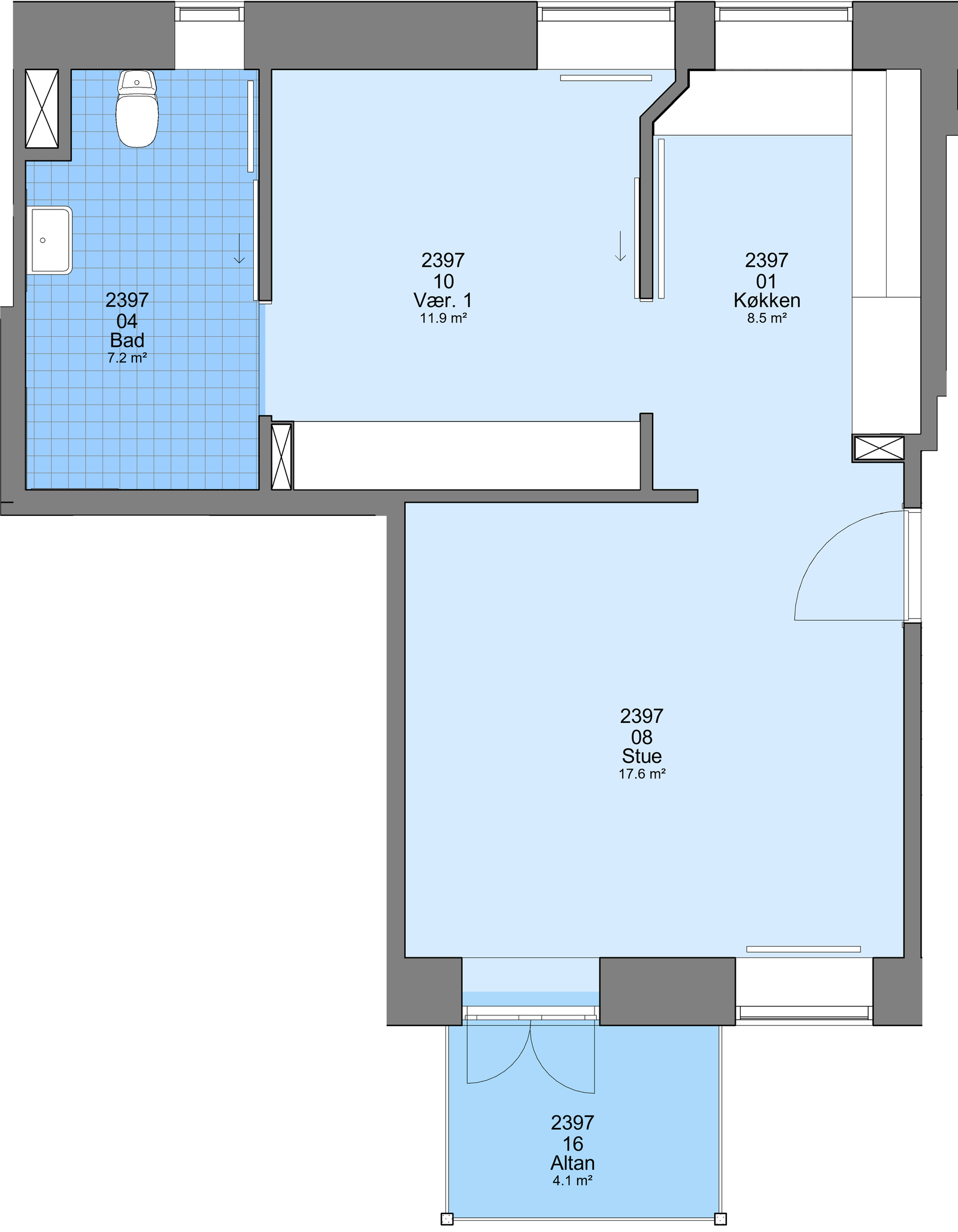 Visual presentation of the listing