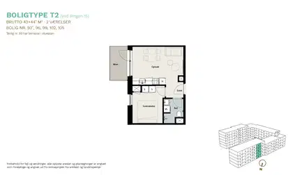 Visual presentation of the listing