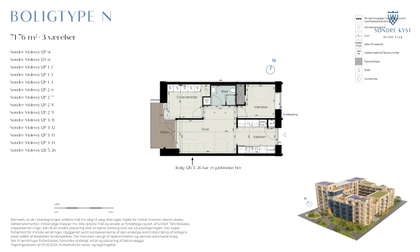 Visual presentation of the listing