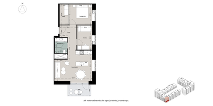 Visual presentation of the listing