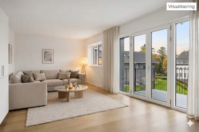 apartment Lys 3-værelses lejlighed med altan i Gl. Holte