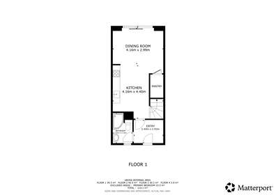 Visual presentation of the listing