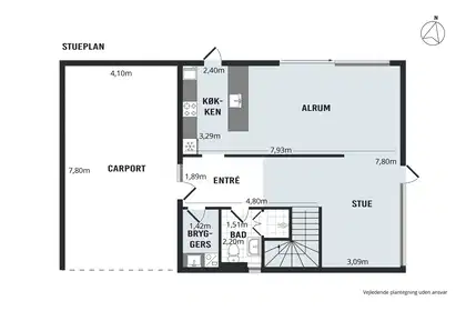 Visual presentation of the listing