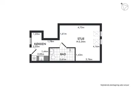 Visual presentation of the listing