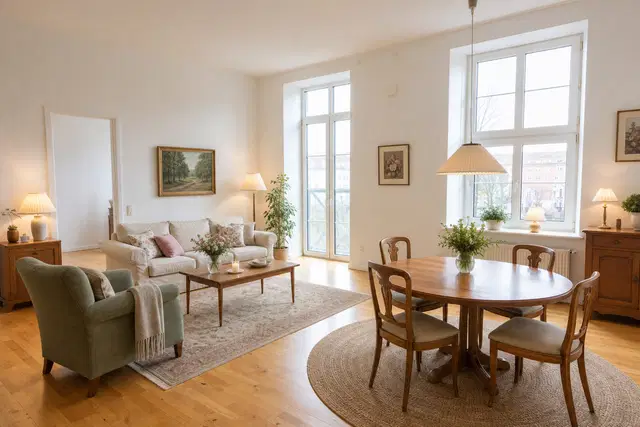 apartment Rummelig seniorlejlighed med park og fællesfaciliteter