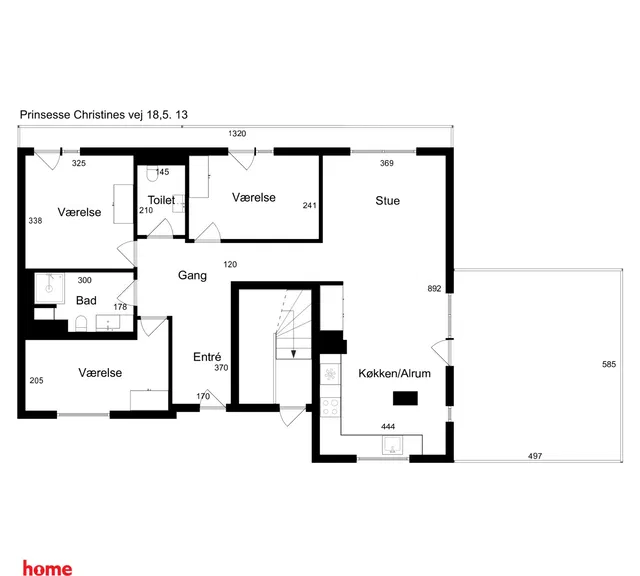 apartment Private Rooftop Terrace and Modern Homes in Amager