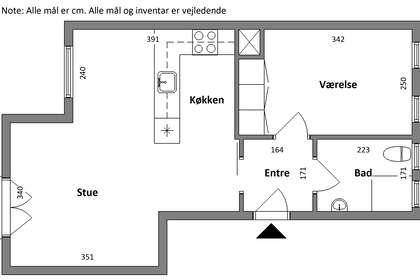 Visual presentation of the listing